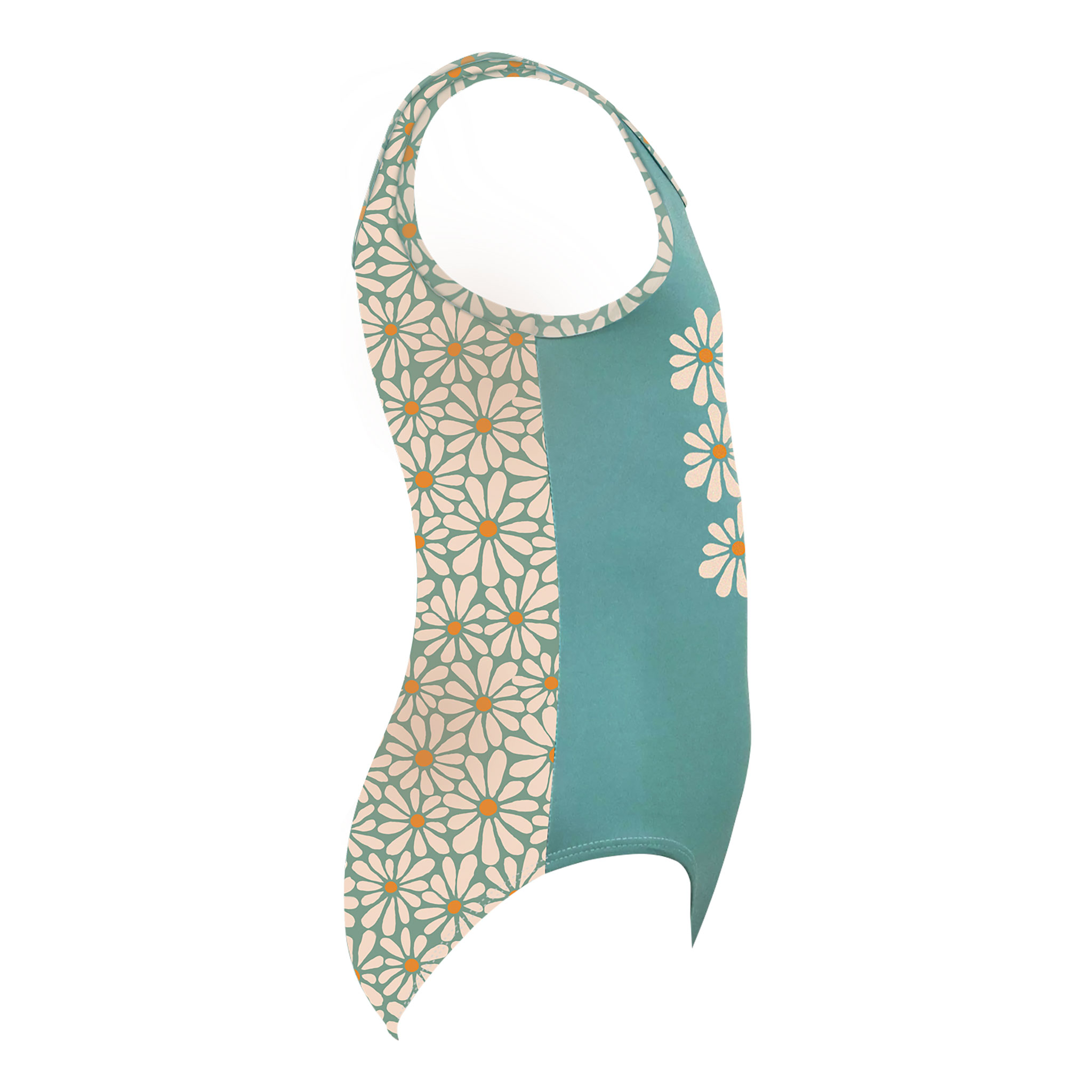 daisy leotard, girls daisy gymnastic leotard