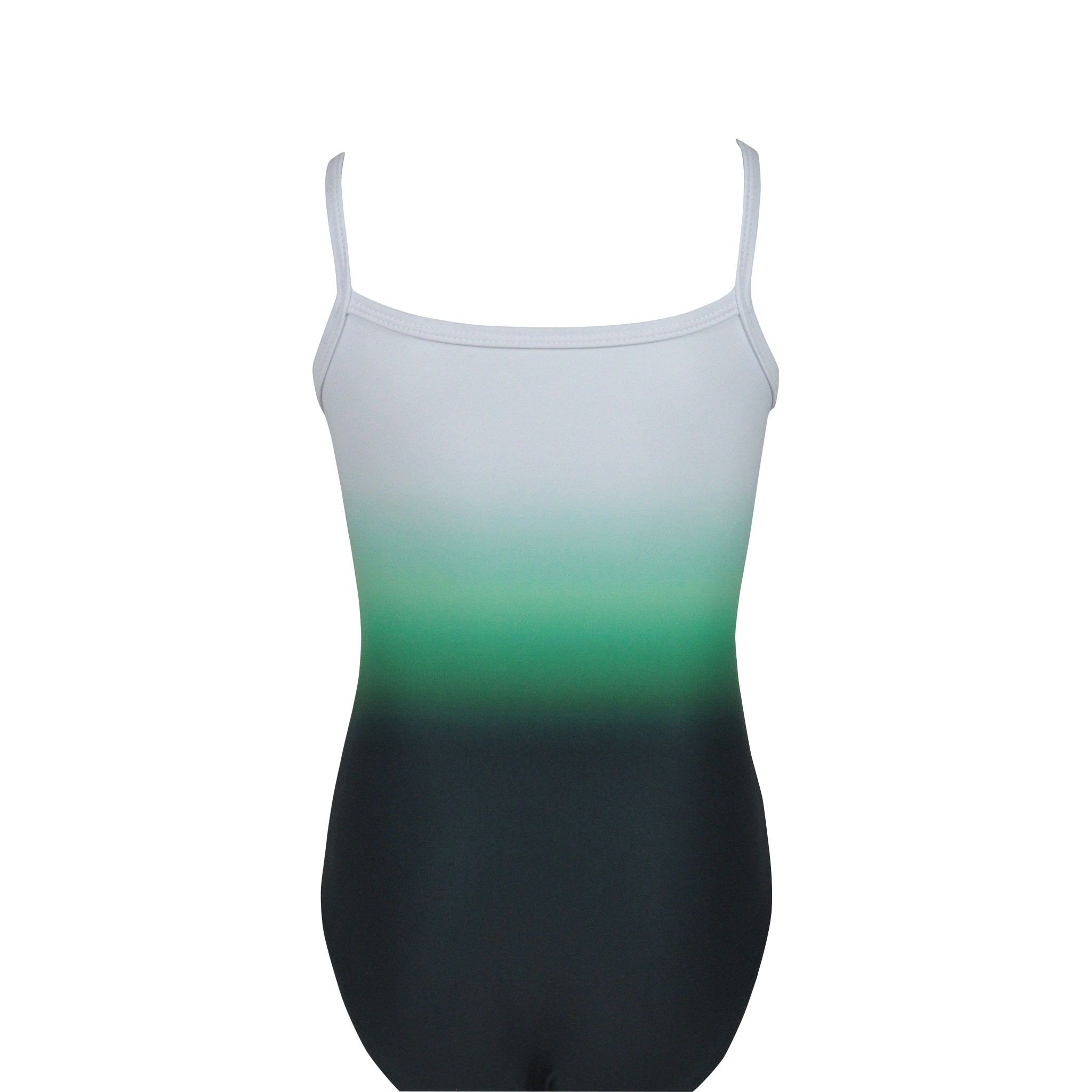 green camisole leotard
