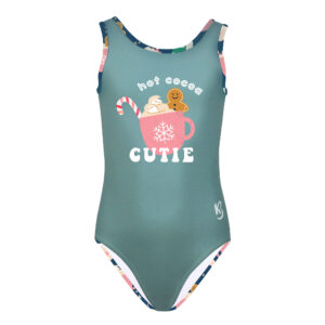 girls cute hot cocoa leotard