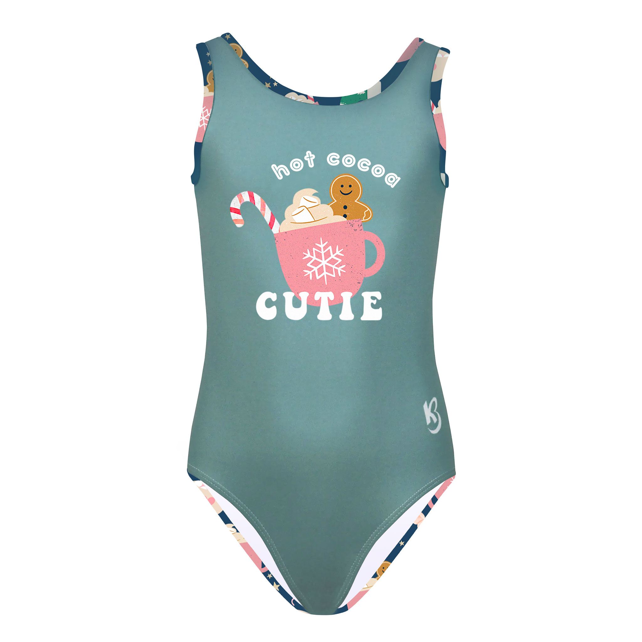 girls cute hot cocoa leotard