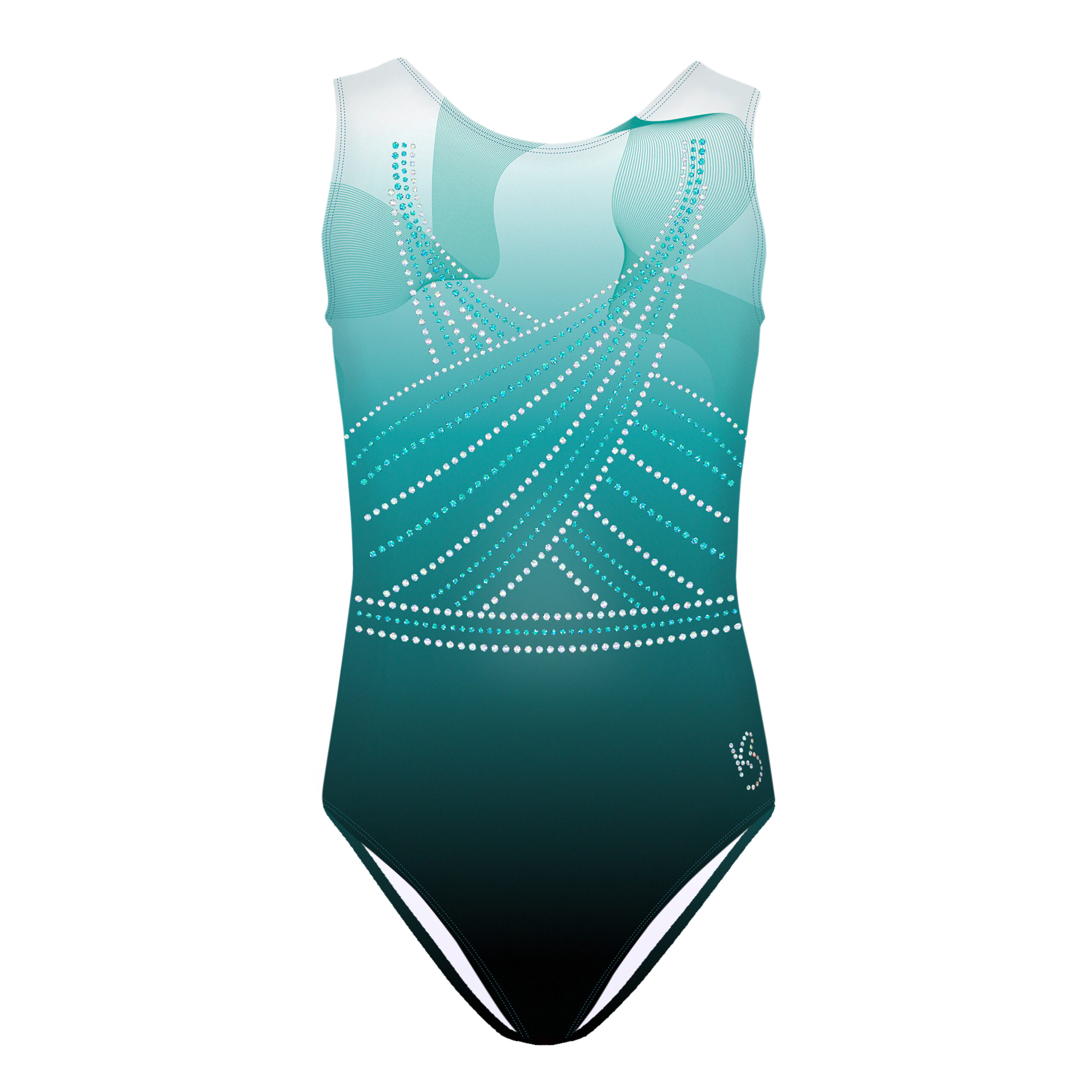 Tiffany Blue Sparkly Gymnastics Leotard