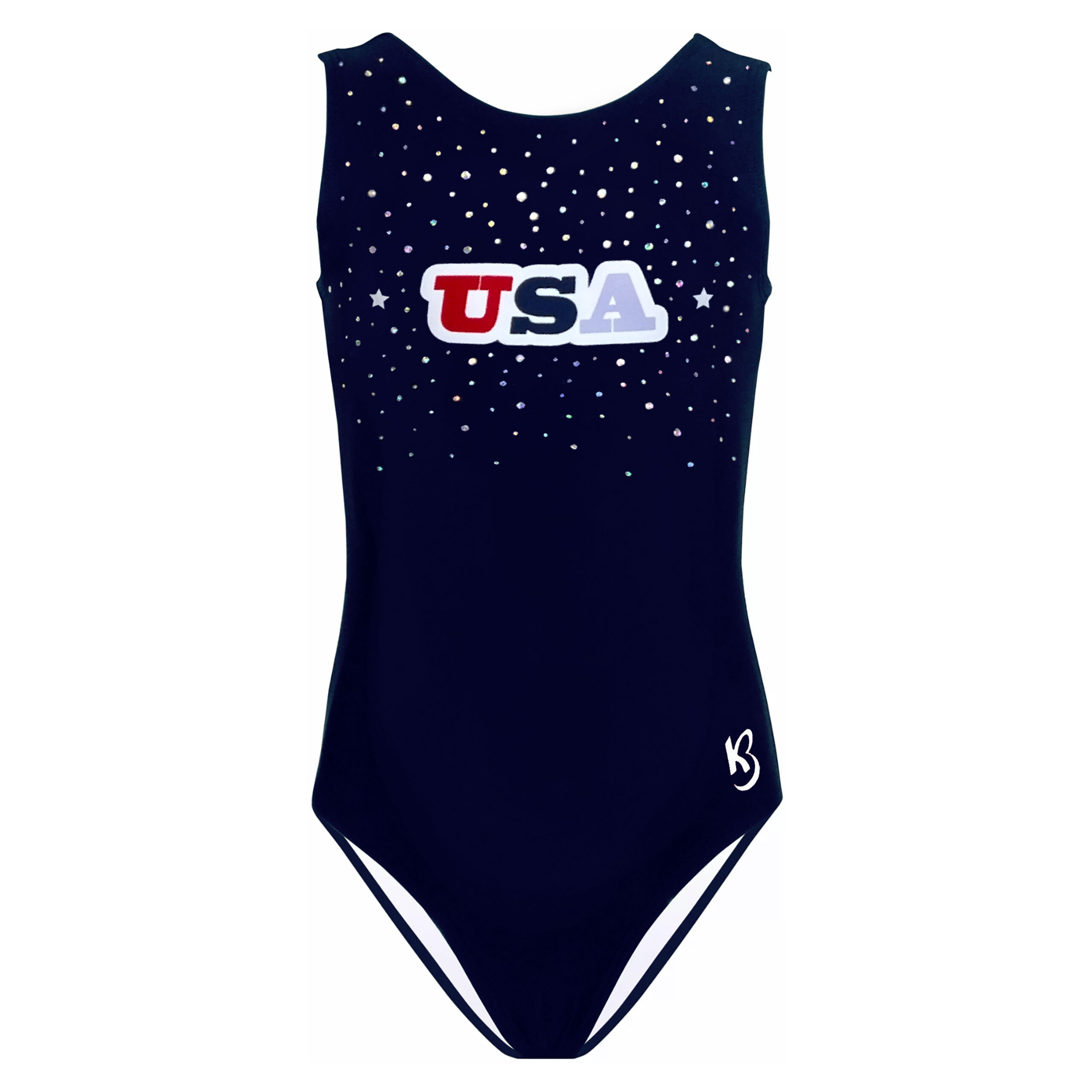 Girls Gymnastics USA Spangle Leotard