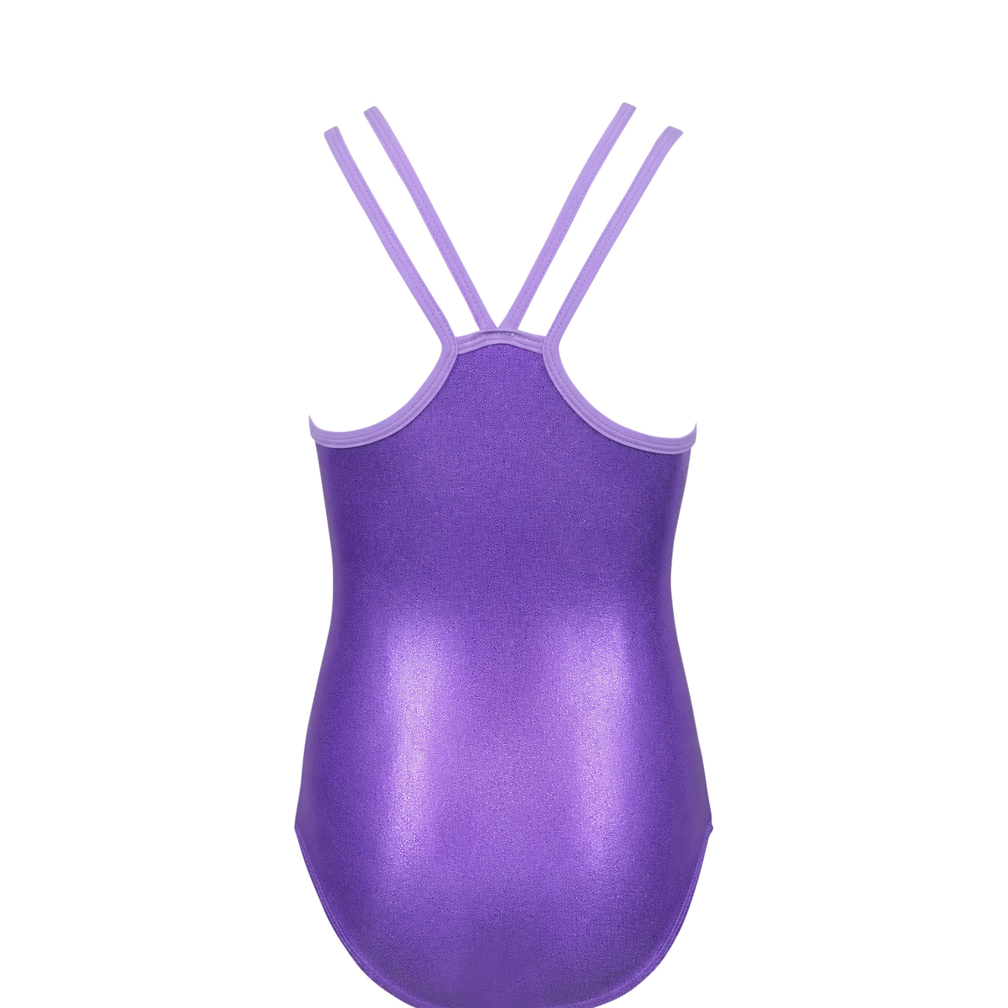 Light Purple Mystique Strappy V-Back Leotard